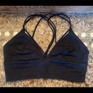 Lululemon Pushing Limits Black Bra